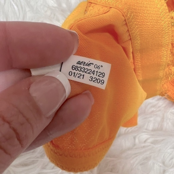 Aerie set of 2 Lacey Bralettes in OrangeSize XL - Picture 5 of 9